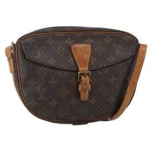 Authentic LOUIS VUITTON Monogram Jeune Fille MM Shoulder Bag M51226 LV